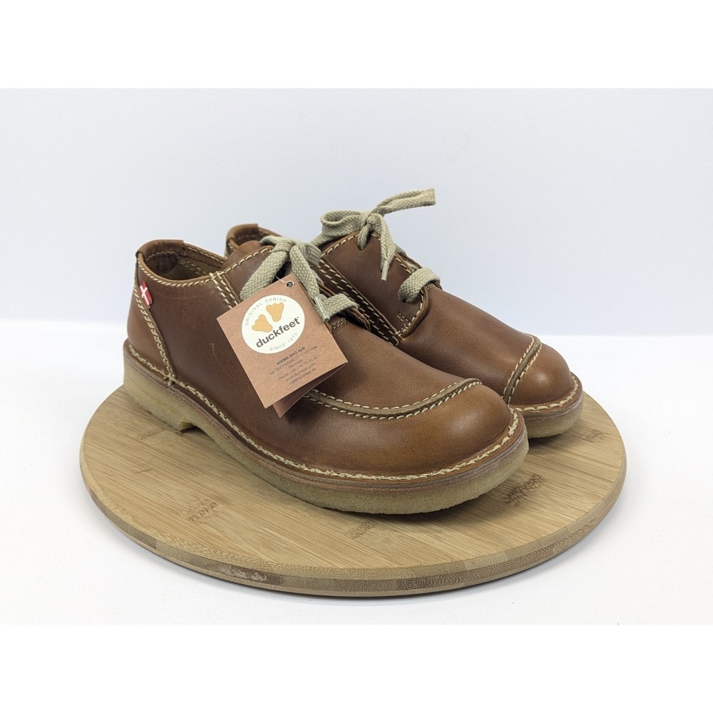 Duckfeet Shoes FYN Cocoa Brown Leather Desert Boots Low Mens‎ 42 US 9